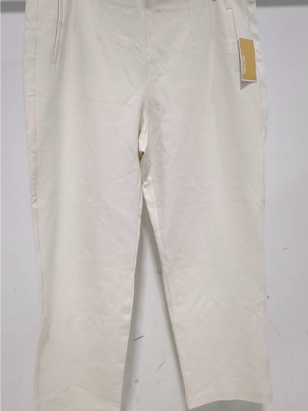 MICHAEL Michael Kors Off-White Tailored Chinos